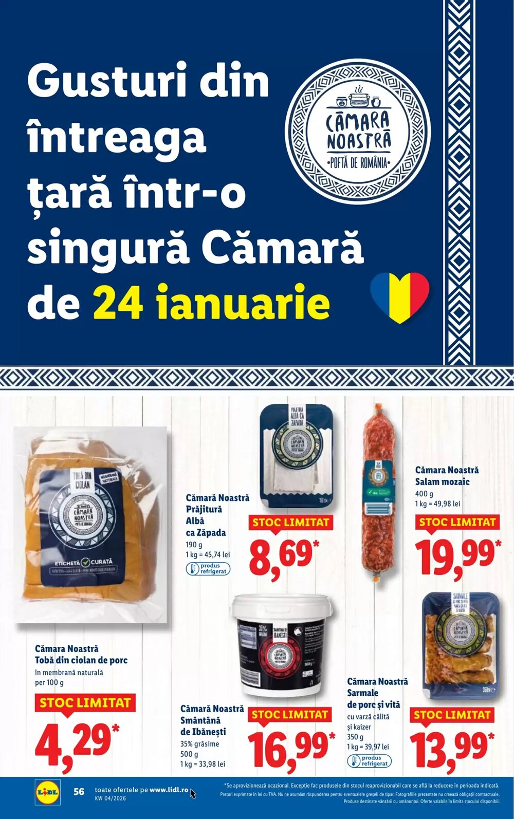 Catalogul cu oferte Lidl valabil de la 19.01.2026 - Pagina 56.