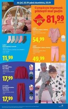 Catalogul cu oferte Lidl valabil de la 19.01.2026 - Pagina 59.