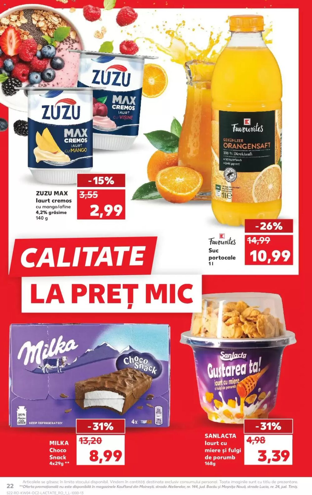 Catalogul cu oferte Kaufland valabil de la 20.01.2026 - Pagina 22.
