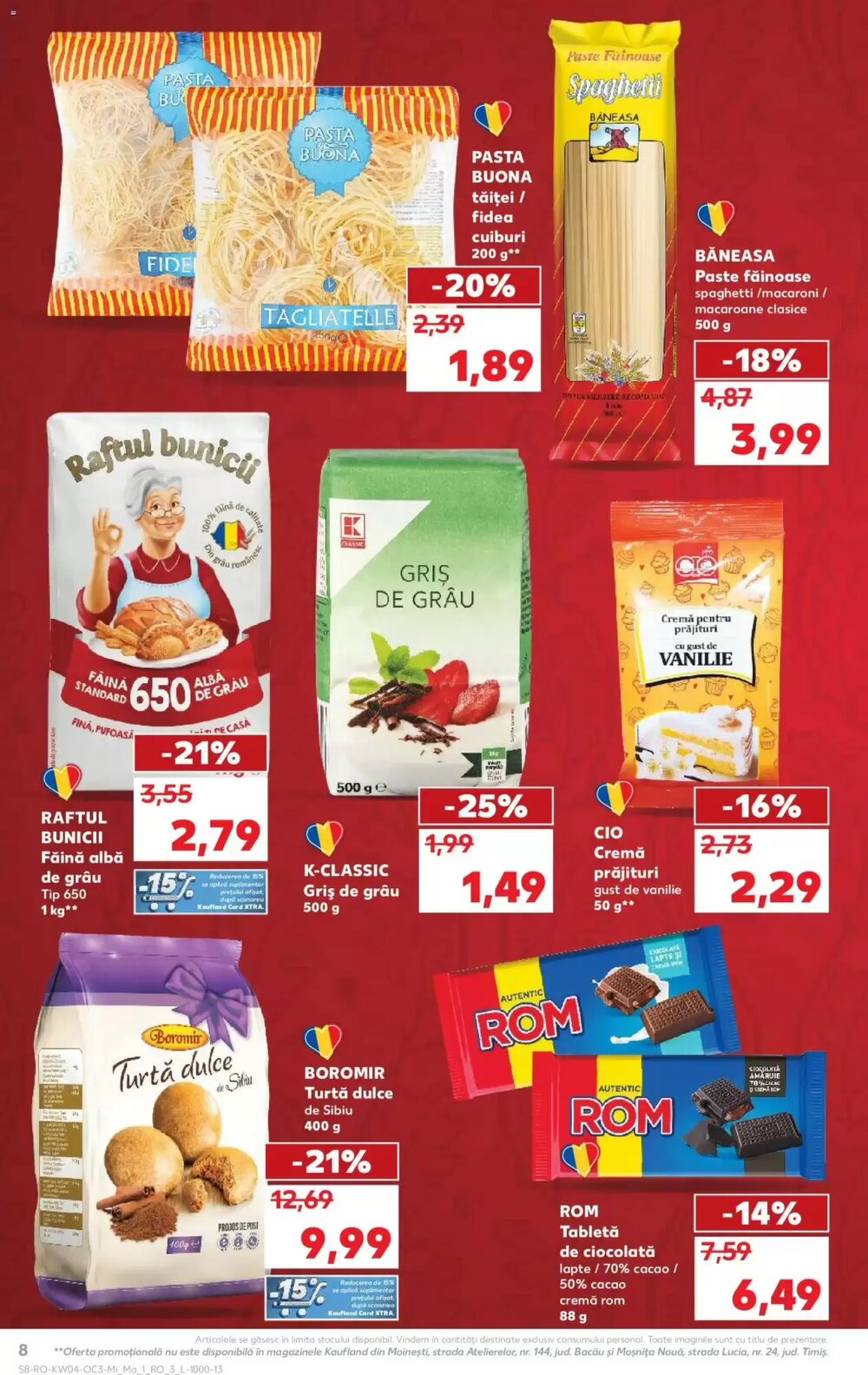Catalogul cu oferte Kaufland valabil de la 21.01.2026 - Pagina 8.