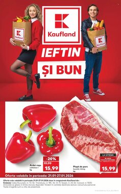 Catalogul cu oferte Kaufland valabil de la 21.01.2026