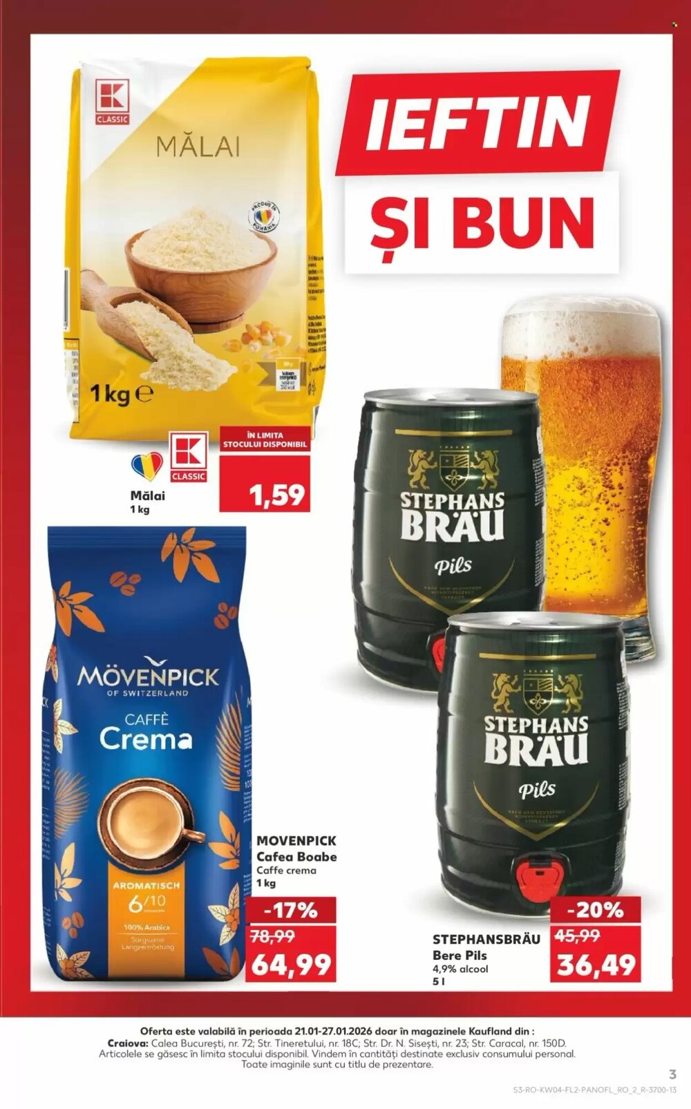 Catalogul cu oferte Kaufland valabil de la 21.01.2026 - Pagina 3.