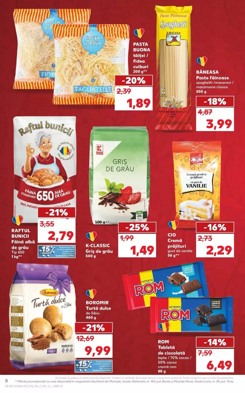 Catalogul cu oferte Kaufland valabil de la 21.01.2026 - Pagina 8.