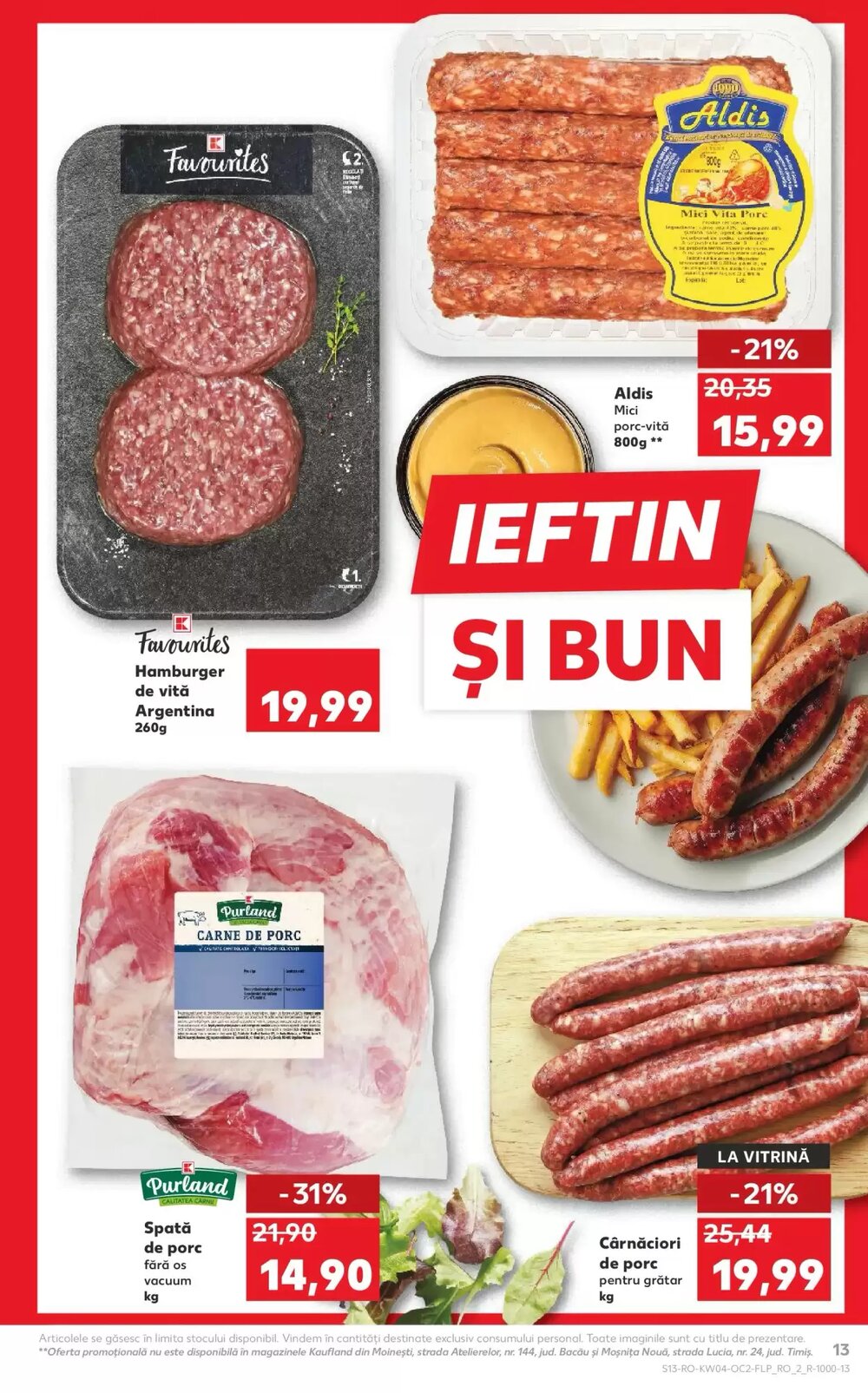 Catalogul cu oferte Kaufland valabil de la 21.01.2026 - Pagina 13.