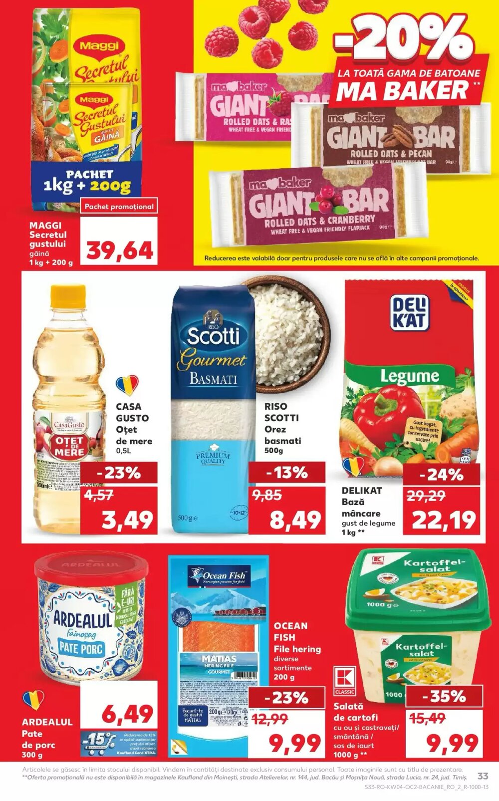 Catalogul cu oferte Kaufland valabil de la 21.01.2026 - Pagina 33.