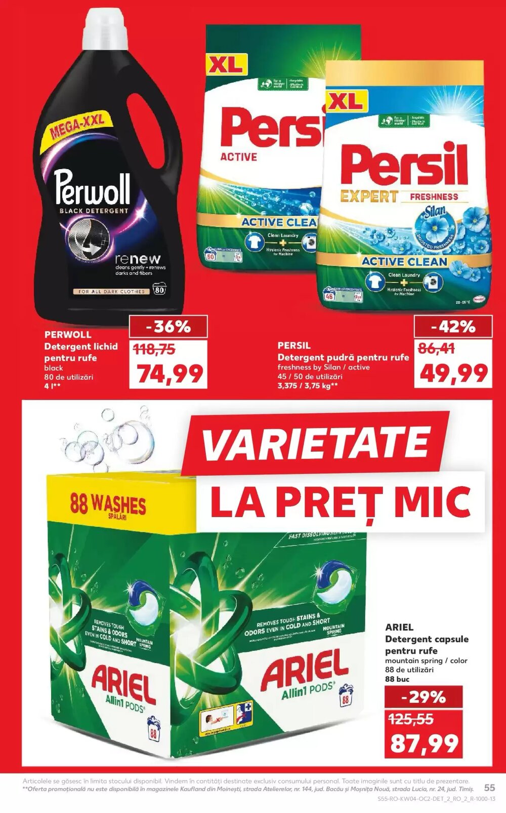 Catalogul cu oferte Kaufland valabil de la 21.01.2026 - Pagina 55.
