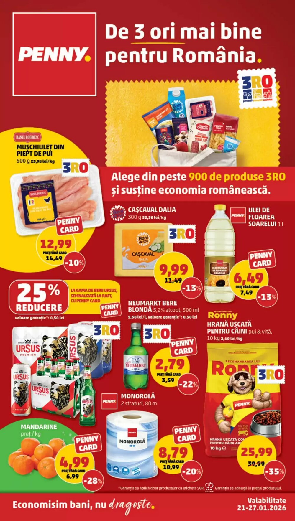 Catalogul cu oferte Penny valabil de la 21.01.2026 - Pagina 1.