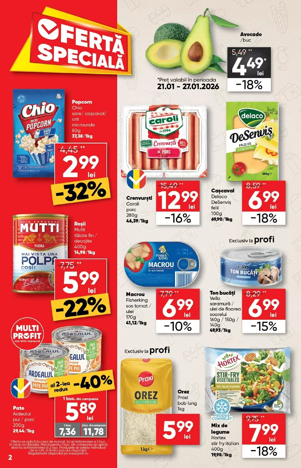 Catalogul cu oferte PROFI valabil de la 21.01.2026 - Pagina 2.