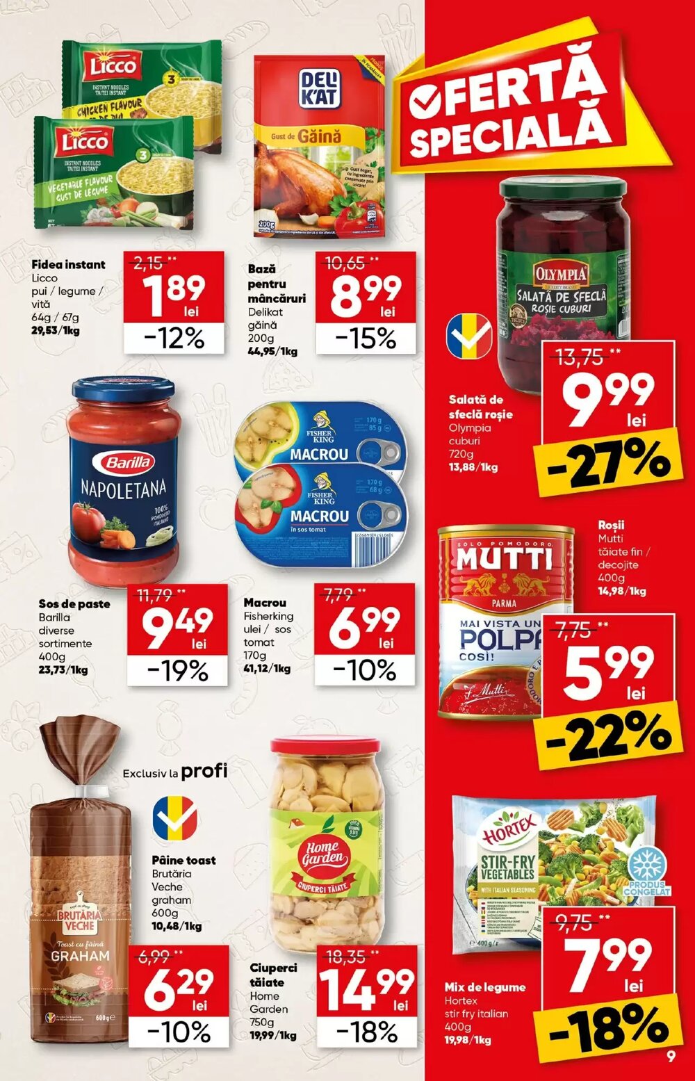 Catalogul cu oferte PROFI valabil de la 21.01.2026 - Pagina 9.