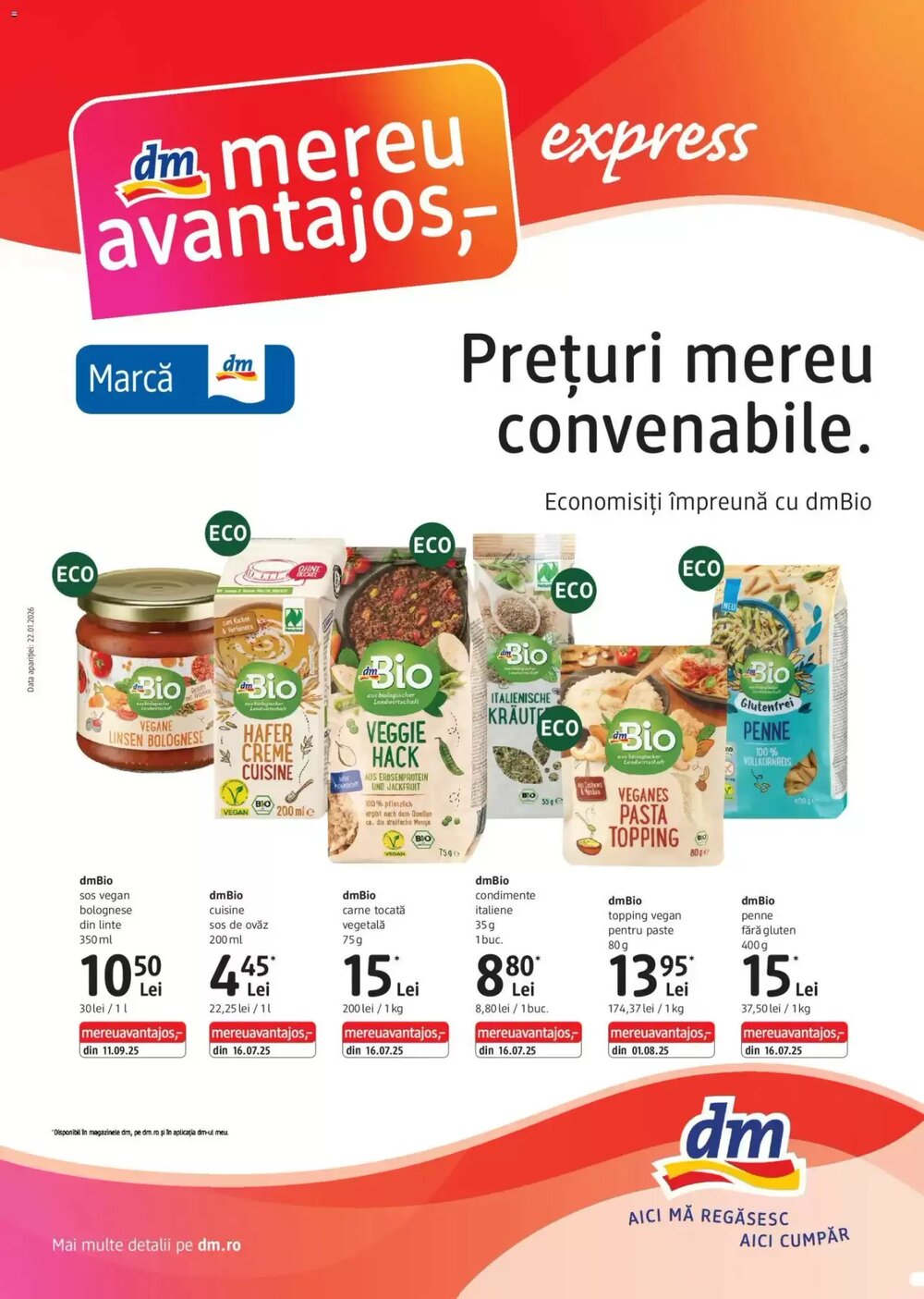Catalogul cu oferte DM valabil de la 21.01.2026 - Pagina 1.