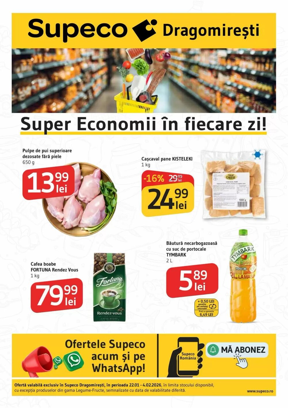 Catalogul cu oferte Supeco valabil de la 22.01.2026 - Pagina 1.