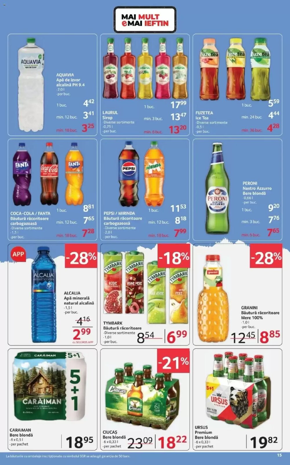 Catalogul cu oferte Selgros valabil de la 22.01.2026 - Pagina 15.