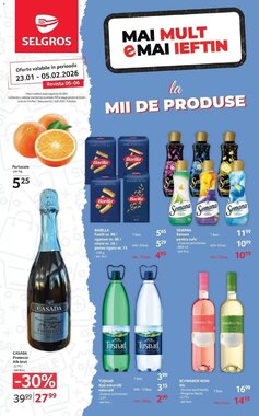 Catalogul cu oferte Selgros valabil de la 22.01.2026