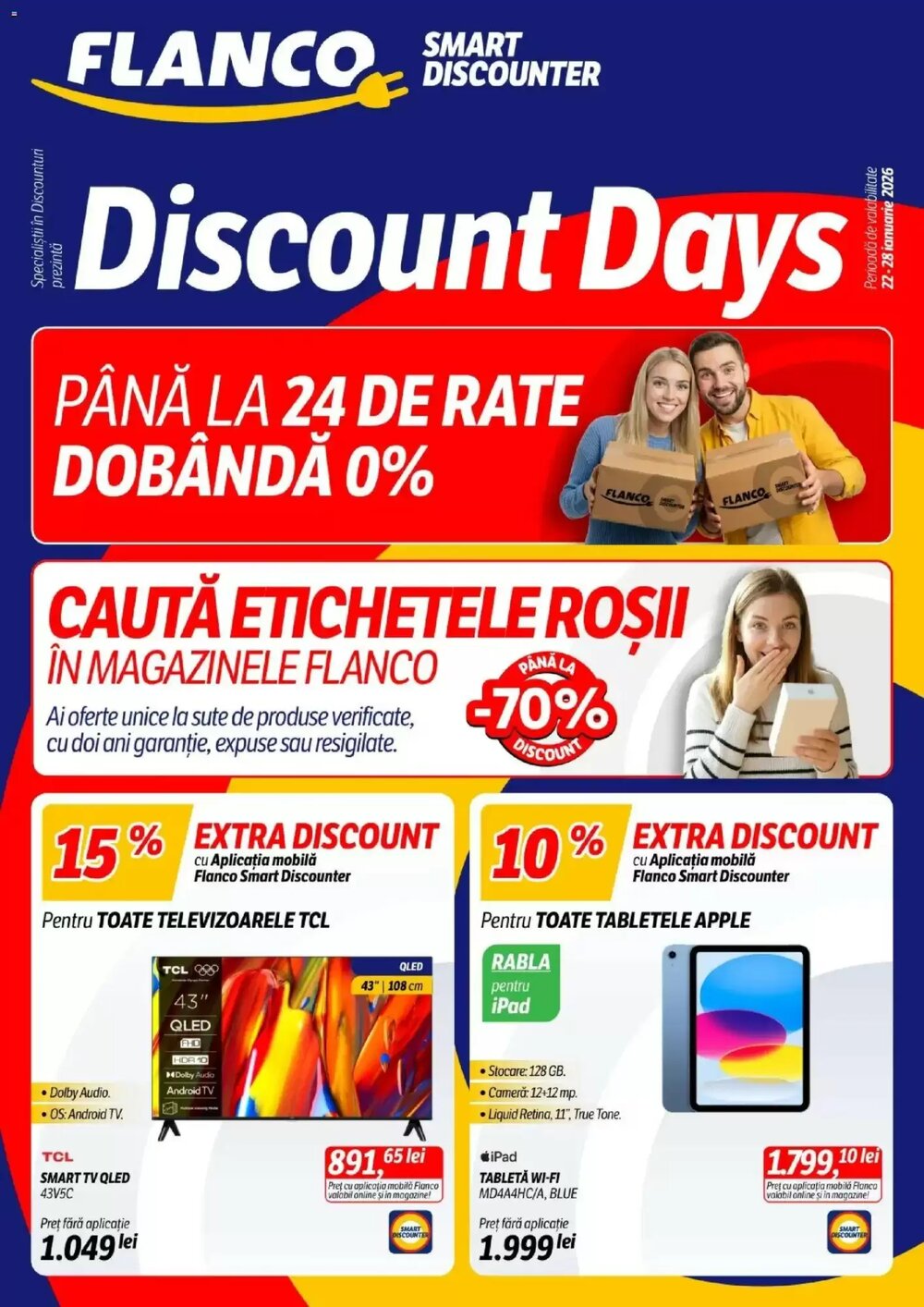 Catalogul cu oferte Flanco valabil de la 22.01.2026 - Pagina 1.