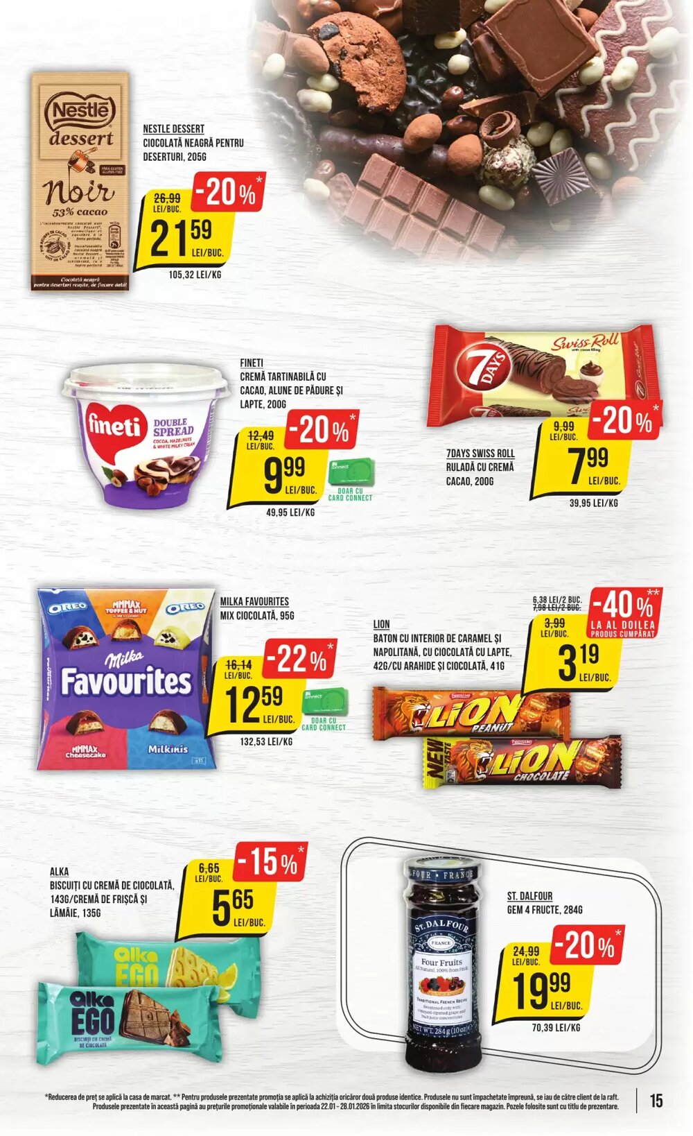 Catalogul cu oferte Mega Image valabil de la 22.01.2026 - Pagina 15.