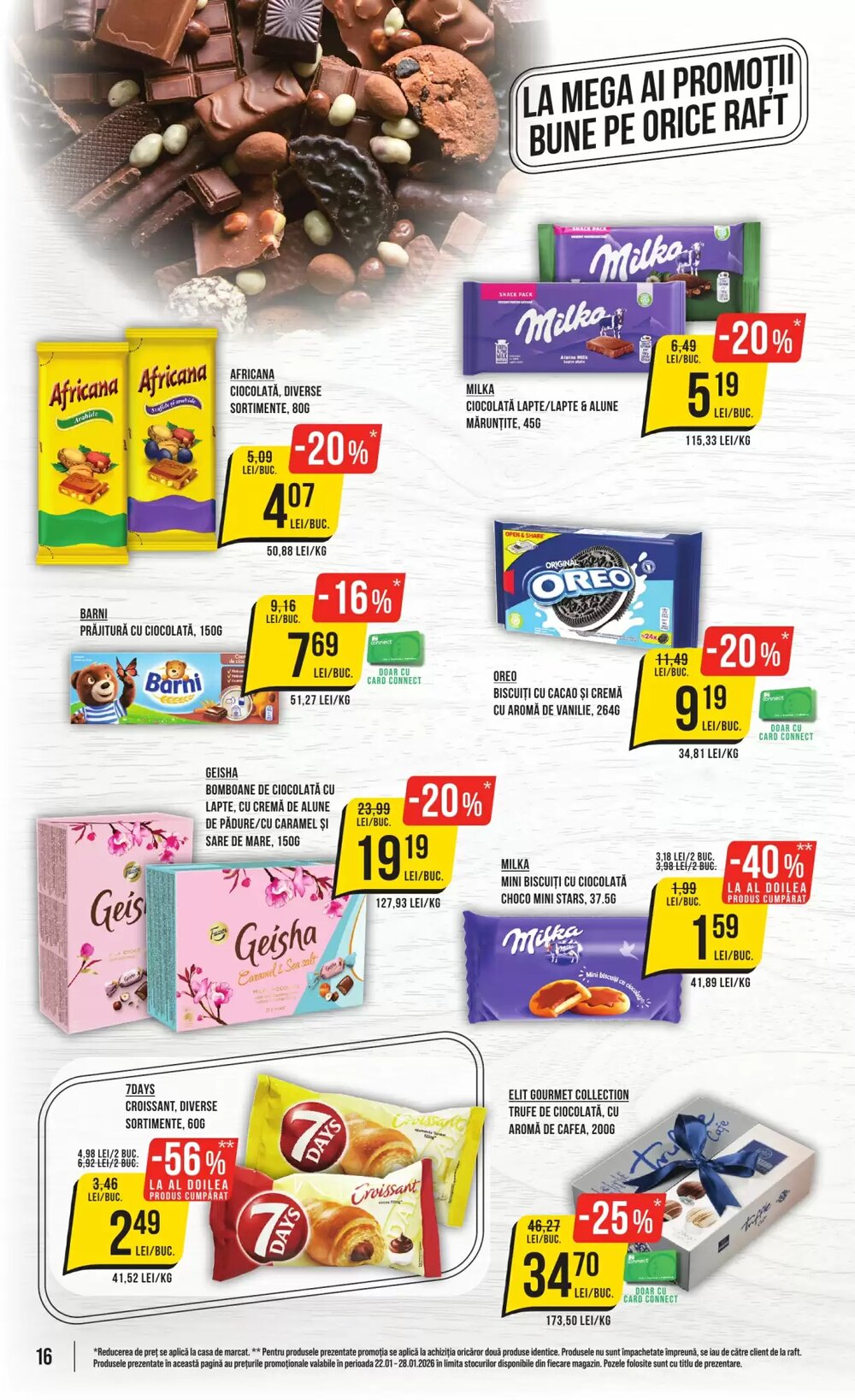 Catalogul cu oferte Mega Image valabil de la 22.01.2026 - Pagina 16.
