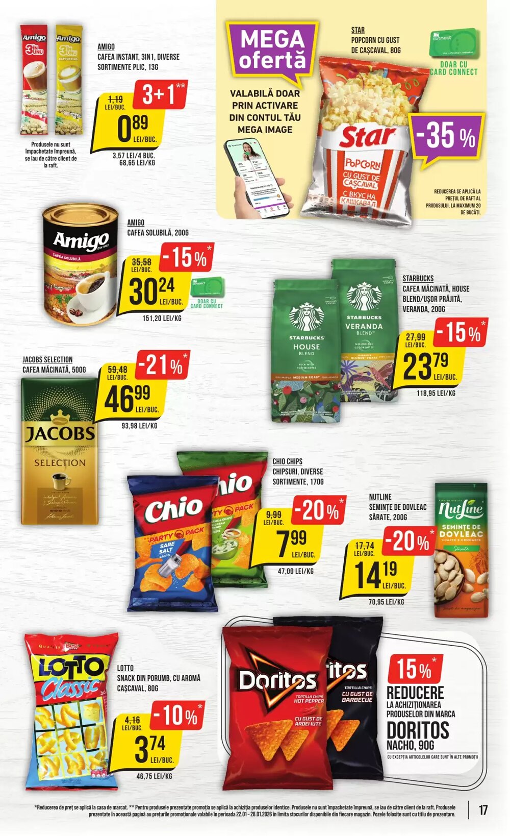 Catalogul cu oferte Mega Image valabil de la 22.01.2026 - Pagina 17.