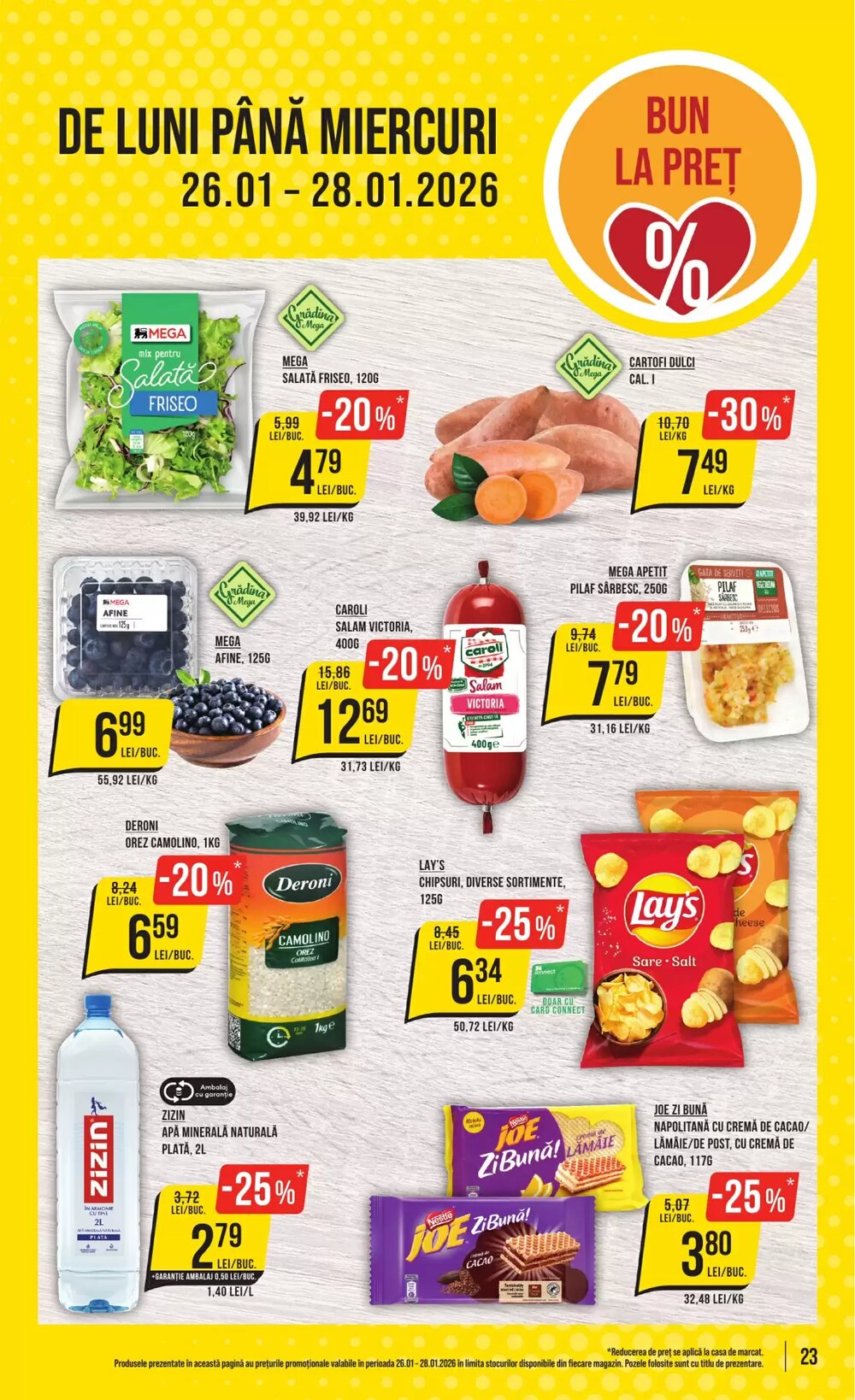Catalogul cu oferte Mega Image valabil de la 22.01.2026 - Pagina 23.
