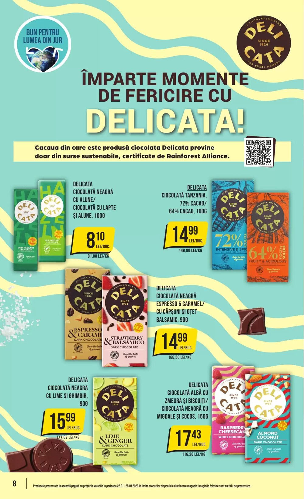 Catalogul cu oferte Mega Image valabil de la 22.01.2026 - Pagina 8.