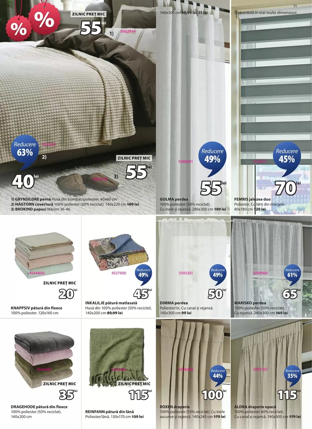 Catalogul cu oferte JYSK valabil de la 24.01.2026 - Pagina 11.