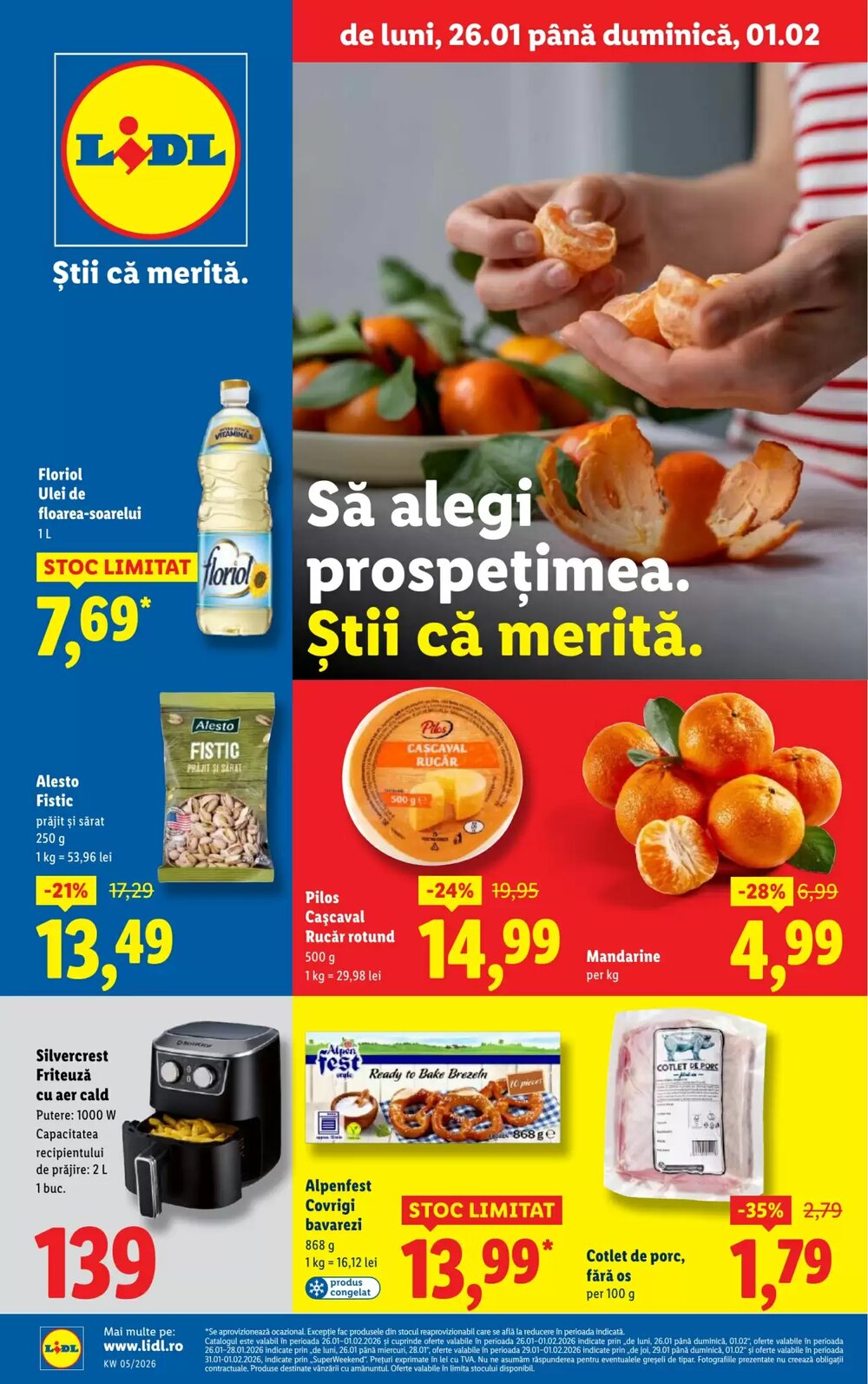 Catalogul cu oferte Lidl valabil de la 26.01.2026 - Pagina 1.