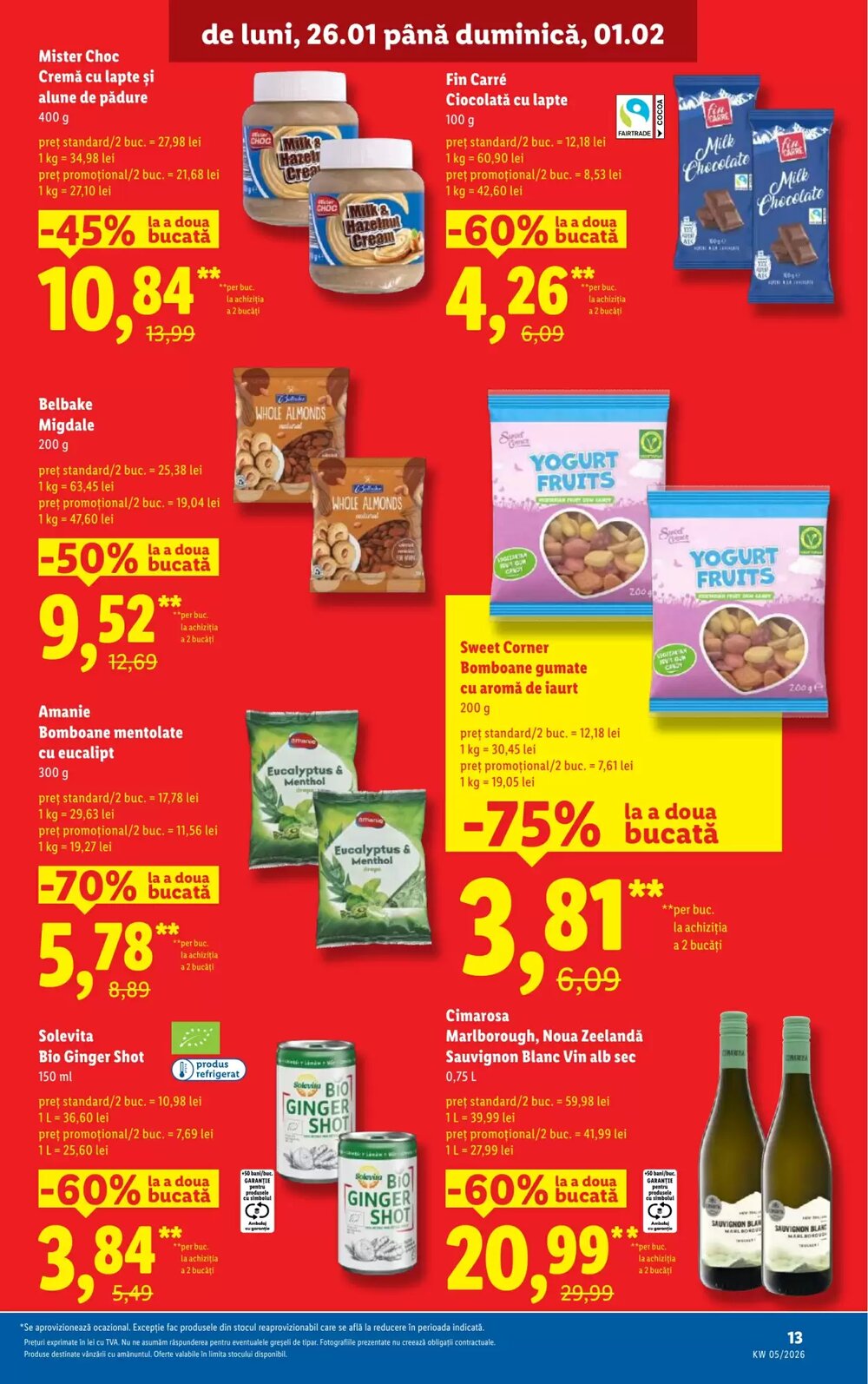Catalogul cu oferte Lidl valabil de la 26.01.2026 - Pagina 13.