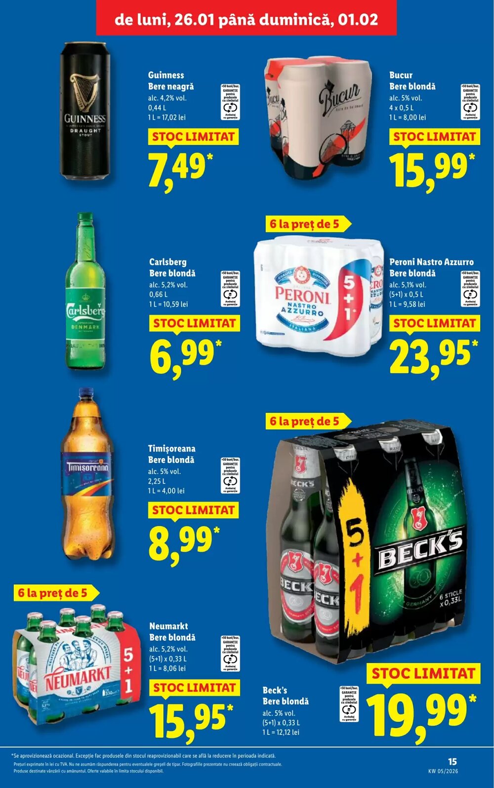 Catalogul cu oferte Lidl valabil de la 26.01.2026 - Pagina 15.
