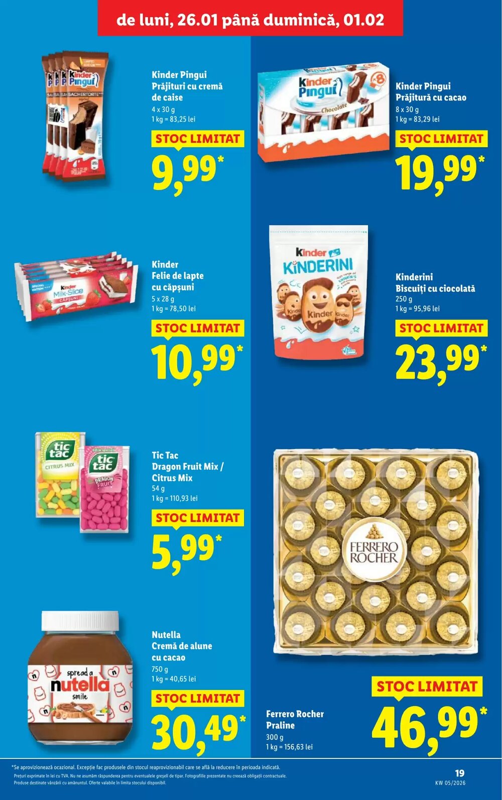 Catalogul cu oferte Lidl valabil de la 26.01.2026 - Pagina 19.