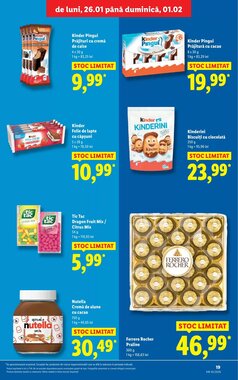 Catalogul cu oferte Lidl valabil de la 26.01.2026 - Pagina 19.