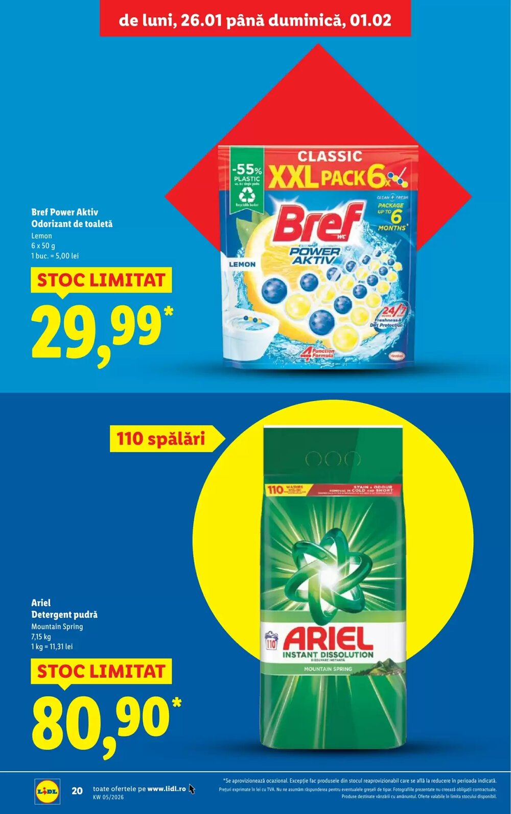 Catalogul cu oferte Lidl valabil de la 26.01.2026 - Pagina 20.
