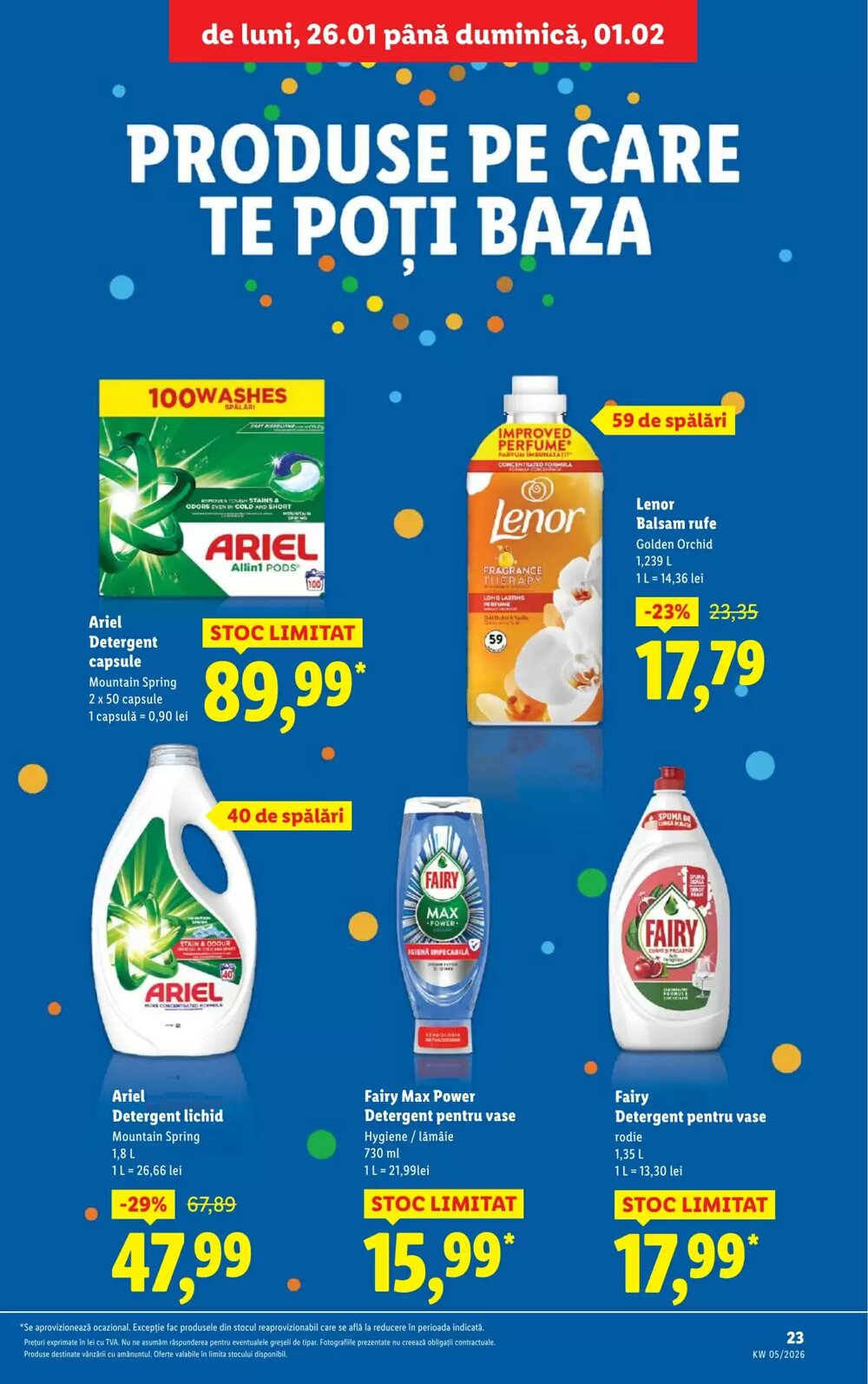 Catalogul cu oferte Lidl valabil de la 26.01.2026 - Pagina 23.