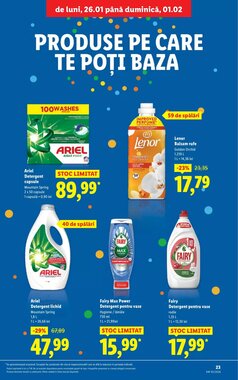 Catalogul cu oferte Lidl valabil de la 26.01.2026 - Pagina 23.