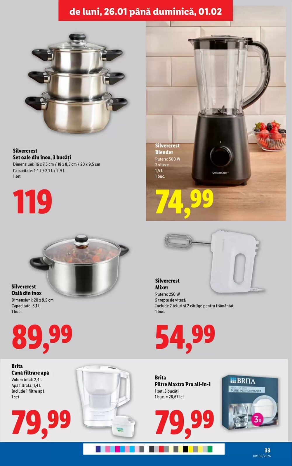 Catalogul cu oferte Lidl valabil de la 26.01.2026 - Pagina 33.