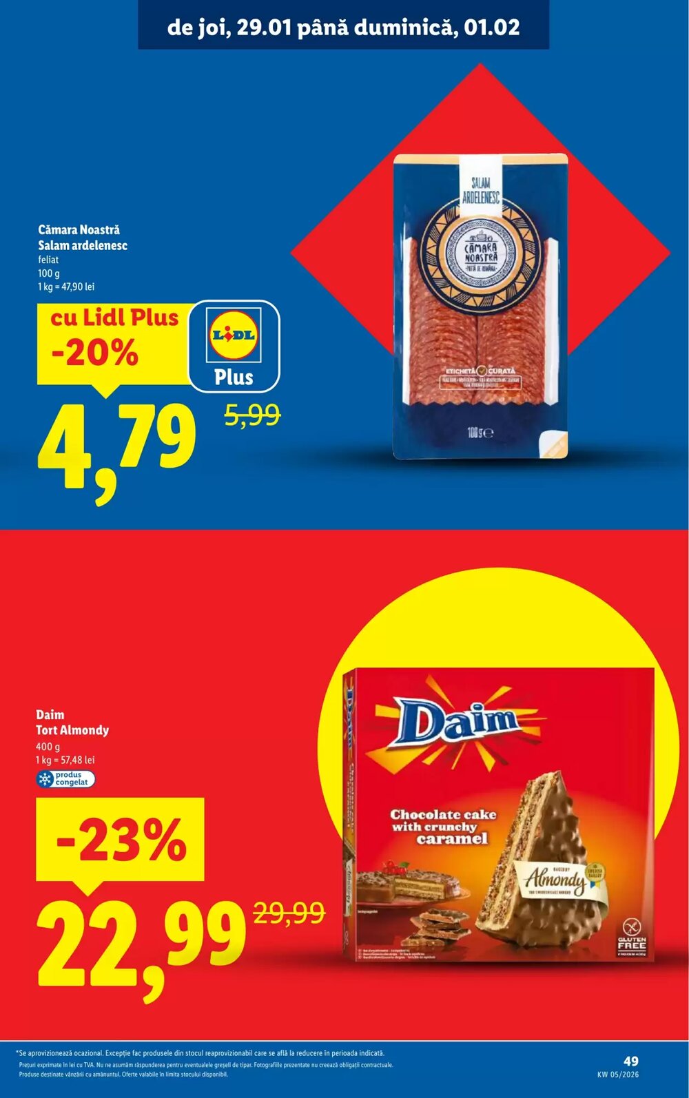 Catalogul cu oferte Lidl valabil de la 26.01.2026 - Pagina 49.