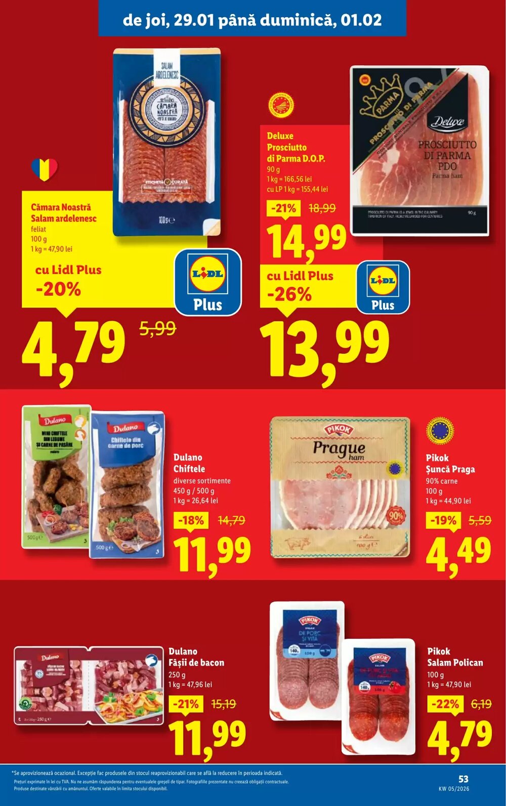 Catalogul cu oferte Lidl valabil de la 26.01.2026 - Pagina 53.