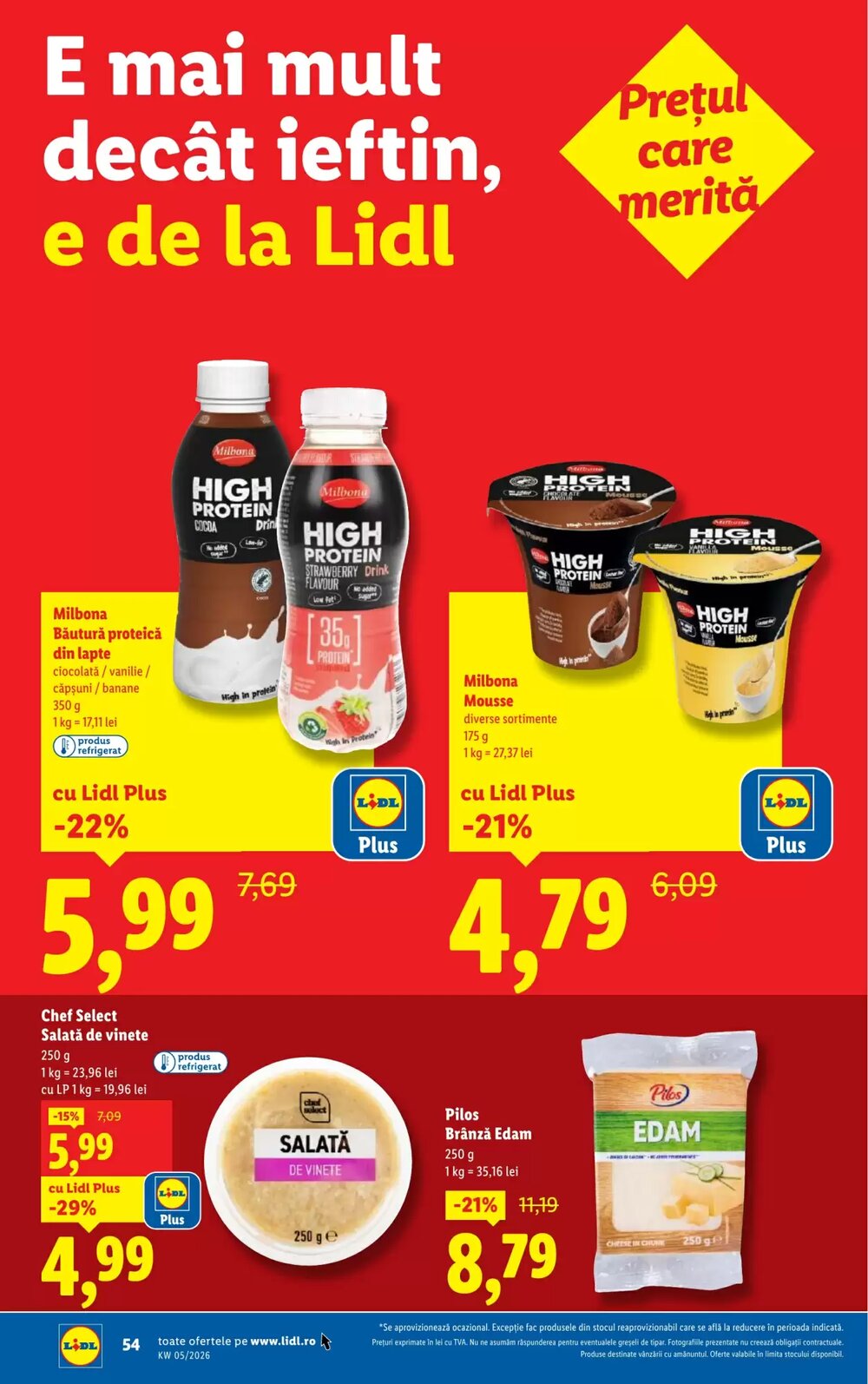 Catalogul cu oferte Lidl valabil de la 26.01.2026 - Pagina 54.