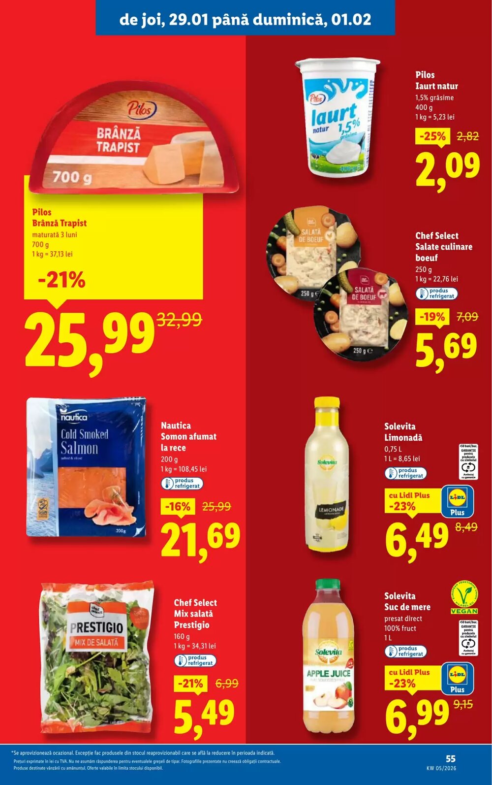Catalogul cu oferte Lidl valabil de la 26.01.2026 - Pagina 55.