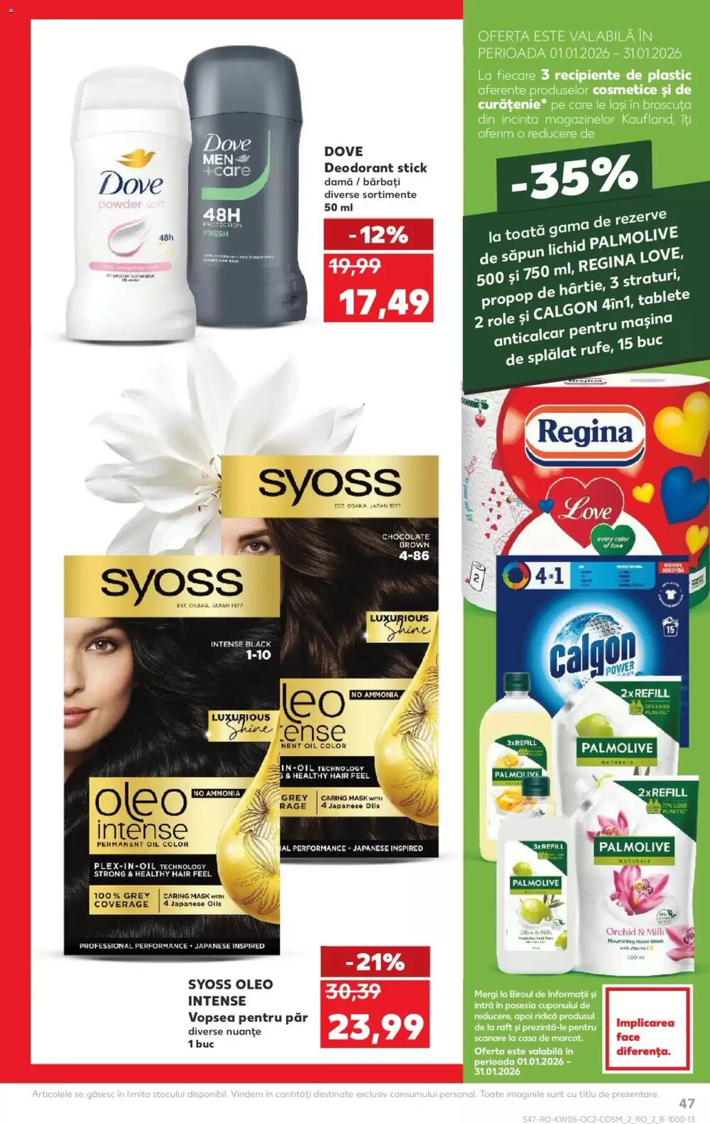 Catalogul cu oferte Kaufland valabil de la 28.01.2026 - Pagina 47.
