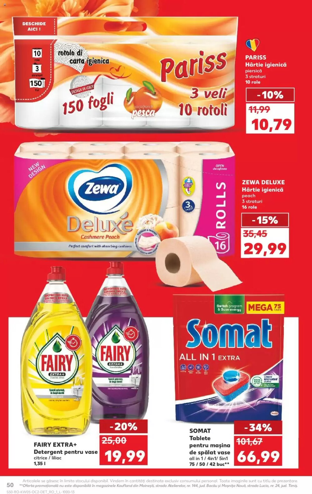 Catalogul cu oferte Kaufland valabil de la 28.01.2026 - Pagina 50.