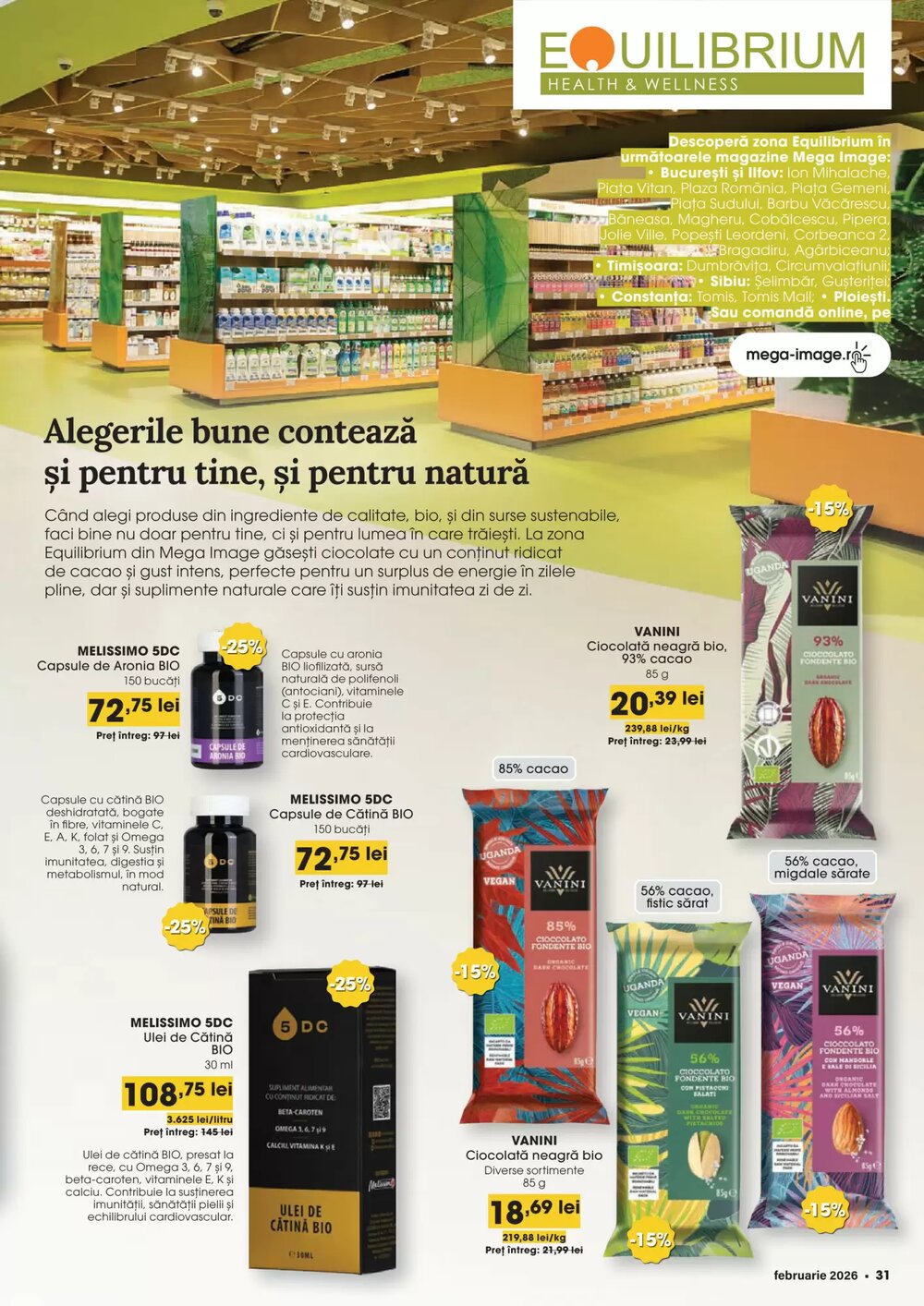 Catalogul cu oferte Mega Image valabil de la 01.02.2026 - Pagina 31.