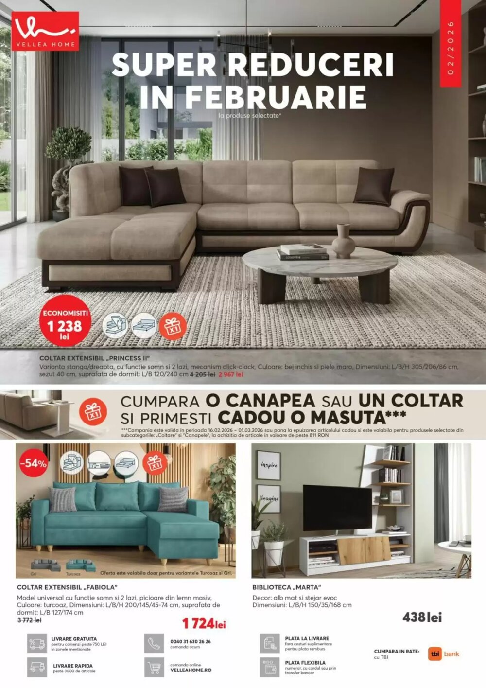 Catalogul cu oferte Mobila Videnov valabil de la 02.02.2026 - Pagina 1.
