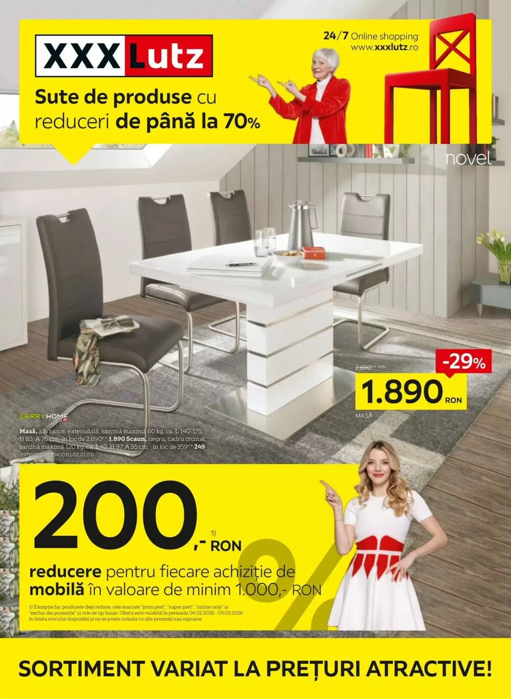 Catalogul cu oferte XXXLutz valabil de la 02.02.2026 - Pagina 1.
