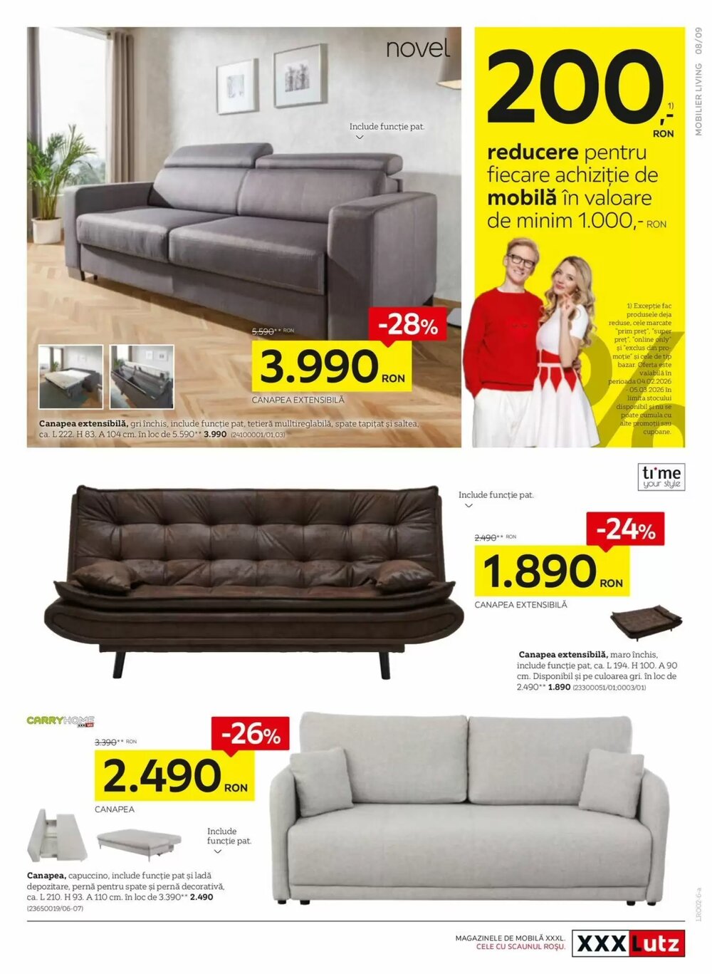 Catalogul cu oferte XXXLutz valabil de la 02.02.2026 - Pagina 9.