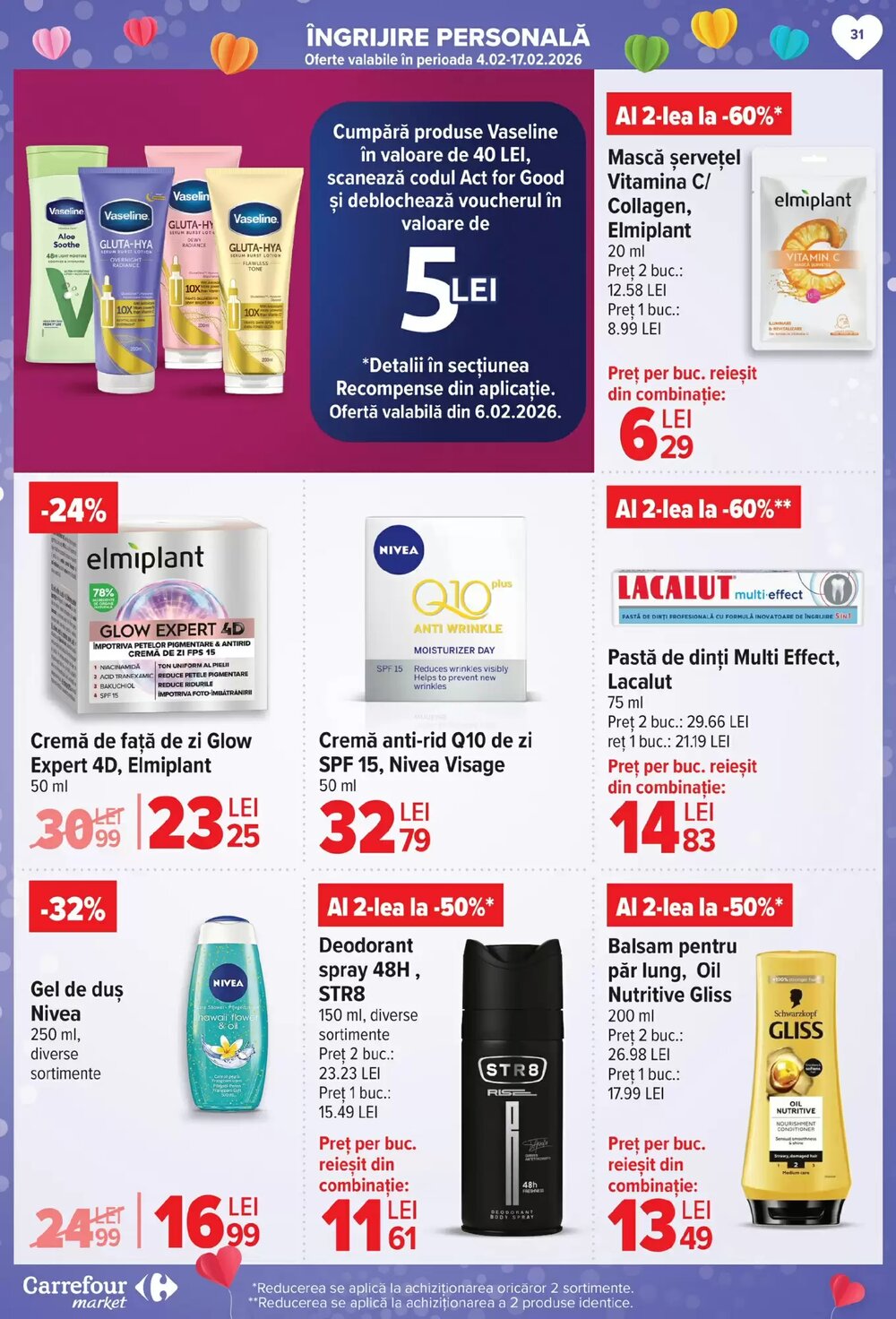 Catalogul cu oferte Carrefour Market valabil de la 04.02.2026 - Pagina 17.