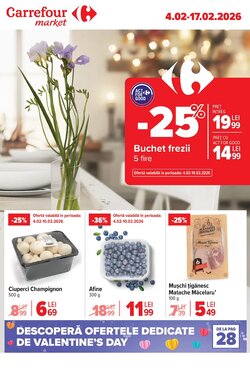 Catalogul cu oferte Carrefour Market valabil de la 04.02.2026