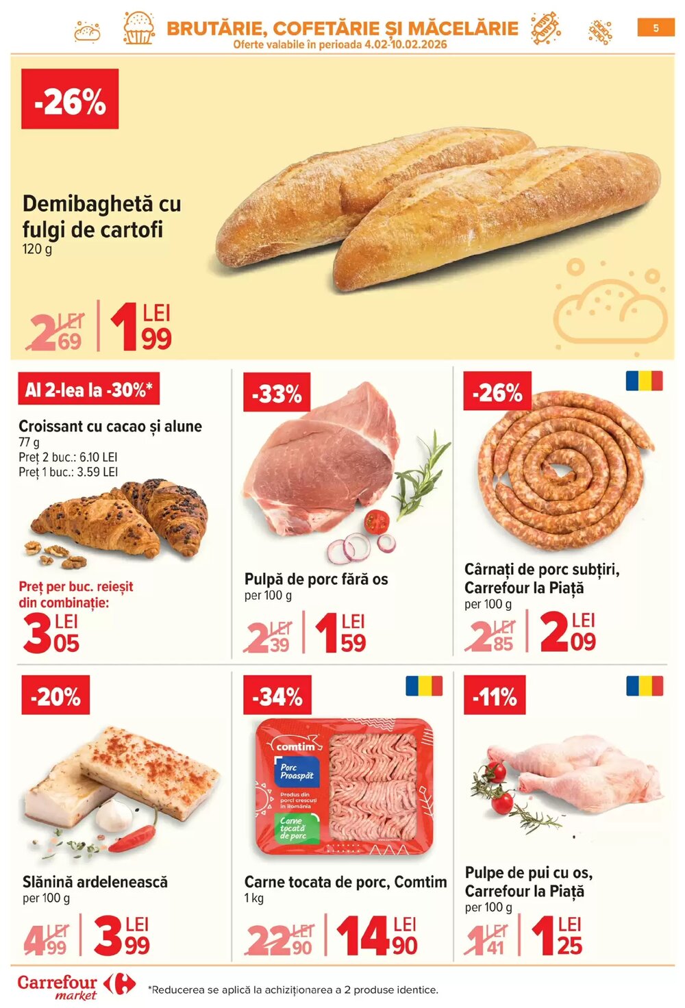 Catalogul cu oferte Carrefour Market valabil de la 04.02.2026 - Pagina 4.