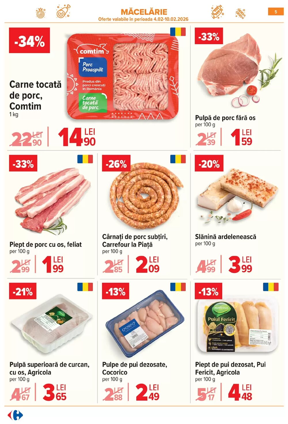 Catalogul cu oferte Carrefour valabil de la 04.02.2026 - Pagina 4.