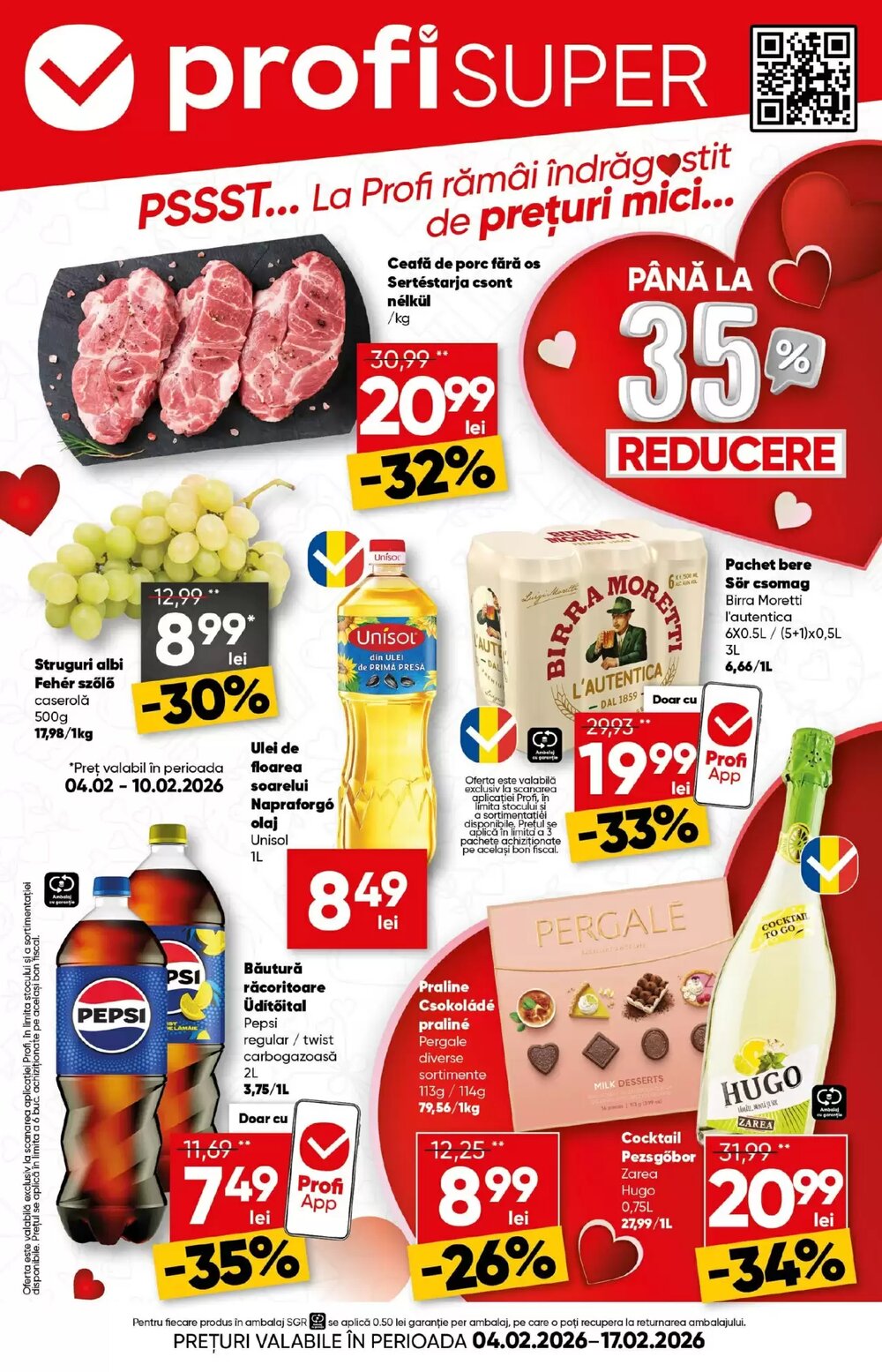 Catalogul cu oferte PROFI valabil de la 04.02.2026 - Pagina 1.