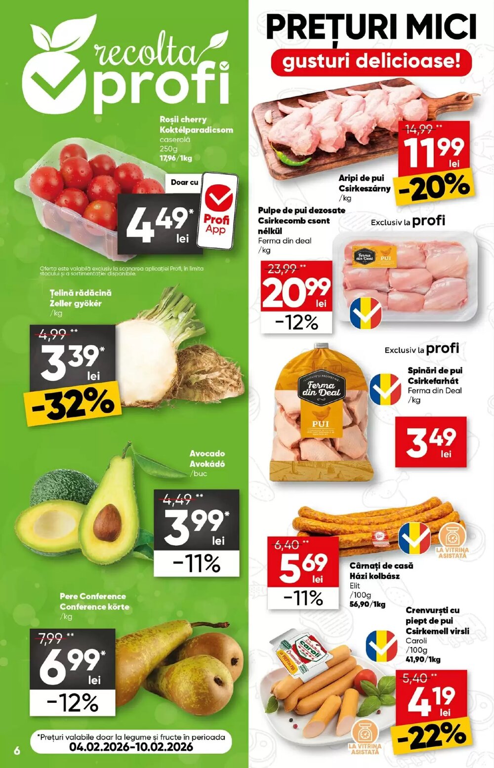 Catalogul cu oferte PROFI valabil de la 04.02.2026 - Pagina 6.
