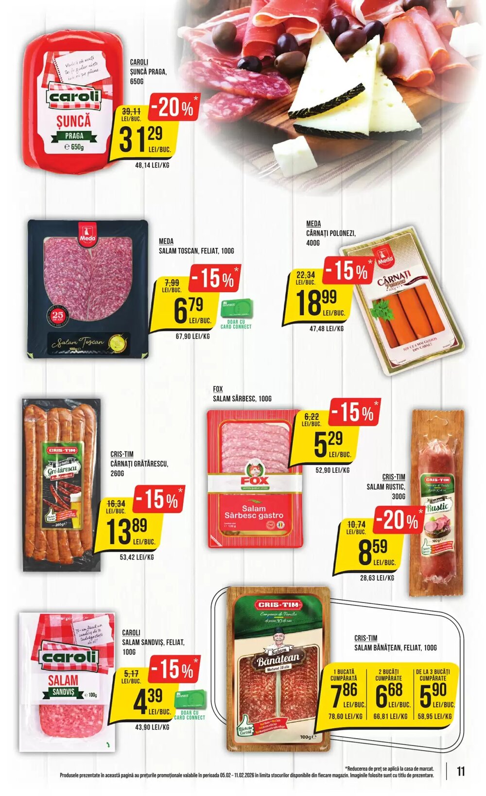 Catalogul cu oferte Mega Image valabil de la 05.02.2026 - Pagina 11.